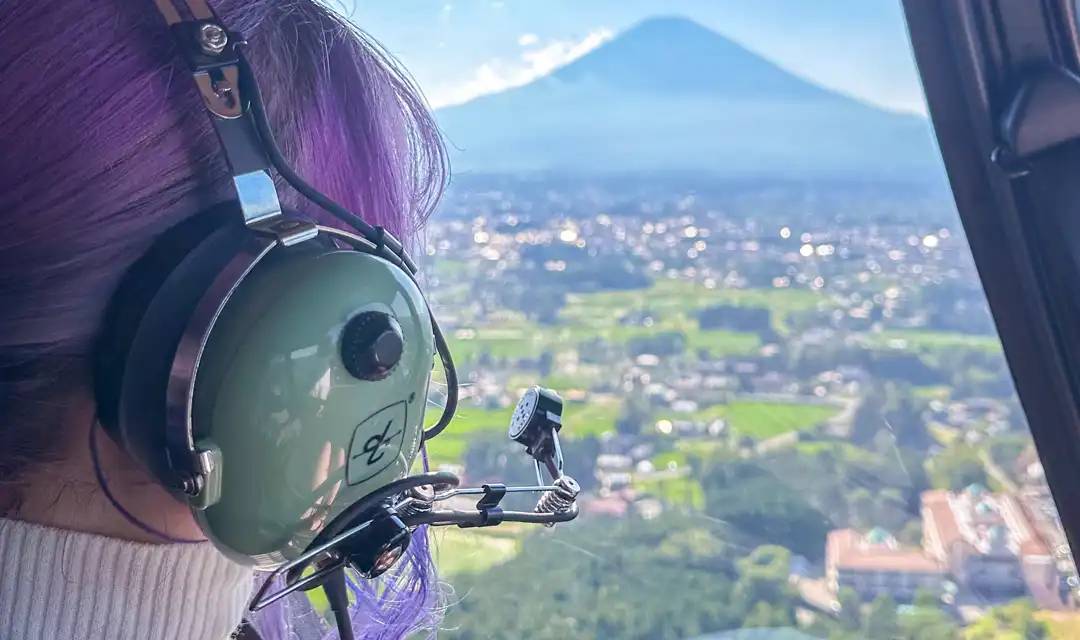 東京直升機場→富士山 直升機